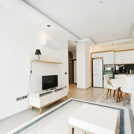 0004 Cozy 1 Bedroom For Rent In A Modern Residential Complex With Facilities , Mahmutlar Appartement